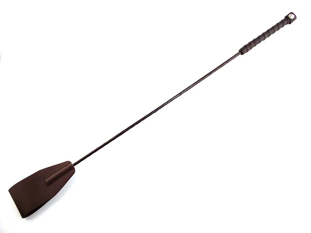 Rouge Garments Adult Leather Riding Crop, Brown