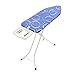 Brabantia Size C Ironing Board (49 x 18 in) 7 Height Options, Adjustable Steam Iron Rest Holder (Moving Circles) Non-Slip Feet, Anti-Collapse Child Locks