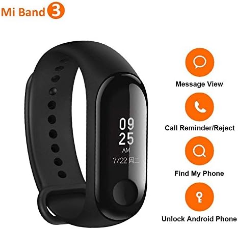 Gshopper Xiaomi Mi Band 3 Smart Bracelet Fitness Tracker Pedometer Heart Rate Monitor Waterproof International Version