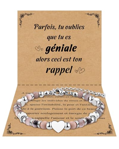 CheersLife Gift for women bracelet natural stones woman original gift teenager daughter gifts Christmas gift woman birthday gift bracelet gift for granny mum sister friend future mother