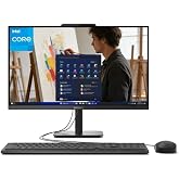 Lenovo IdeaCentre 24 23.8" N100 16GB 1TB SSD All-in-One Desktop Computer | Office 365, FHD Intel Processor AIO, WiFi 6, Bluetooth, Windows 11 Home, Jet Black for Everyday Use