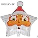 King&Pig 6pcs/Set Christams Foil Mylar Helium Aluminum Film Balloons for Party Brithday Festival Christmas Decorations （Santa Claus/Santa Claus Head/Snow/Christmas Tree/Reindeer/Snowman）