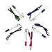 SMTTW Lanyard Ball Pen,Multicolor Pen, Retractable Ballpoint Pen,pen necklace，pens on a chain，hanging pen，pen leash，2 Colors（4 Black + Blue, 1 Black + Red） Ballpoint Pens (0.7mm) Gel Ink Pens