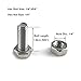 Hex Bolts with Nuts Assortment Kit, LOKMAN 20 Pack Premium 304 Stainless Steel Hex Bolts with Nuts Fastener Set, Size M6x16mm