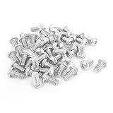 uxcell 1/4 Inch-20x1/2 Inch Hex Socket Button Head Bolts Screws 50pcs