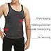 TopTie Men's Slimming Body Shaper Compression Shirt, Shapewear Sculpting Vest Muscle Tank-White-L