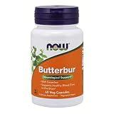 NOW Foods Butterbur with Feverfew, 60 Capsules