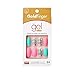 Kiss Gold Finger Gel Glam 24 Nails Long Length Stiletto Style