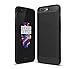 OnePlus 5 Case, TopACE Ultra Slim Thin Carbon Fiber Scratch Resistant Shock Absorption Soft TPU Protective Cover For OnePlus 5 (Black)