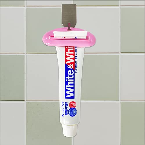 LOKiVE Toothpaste Tube Squeezer Dispenser, 9 Pcs Plastic Tube Squeezer Holder Toothpaste Clips for Saving Toothpaste Facial Cleanser Creams Paint