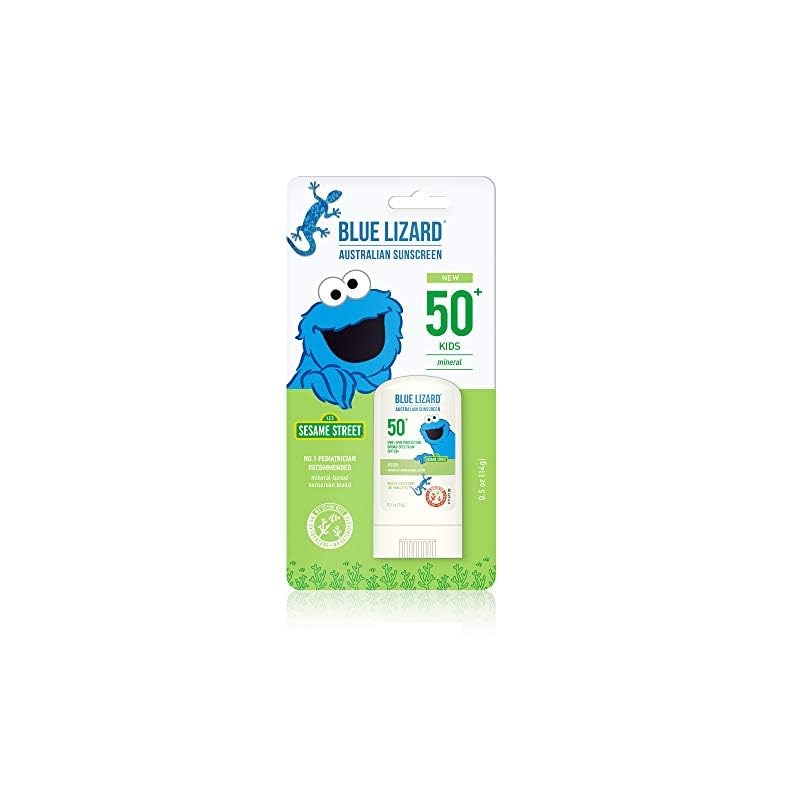 BLUE LIZARD Mineral Sunscreen Stick with Zinc Oxide SPF 50+ Water Resistant UVA/UVB Protection Easy to Apply Fragrance…
