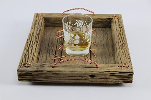 Reclaimed Wood Tray with Cooper Wire