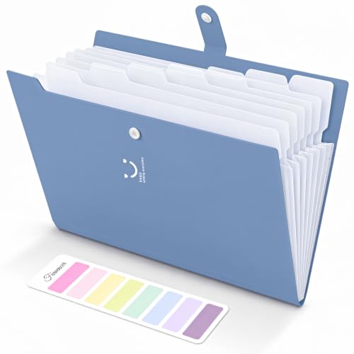 8 Pocket Accordion File Organizer