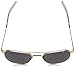 AMERICAN OPTICAL - Original Pilot Aviator Sunglasses with Bayonet Temple and Gold Frame, True Color Grey Glass Polarized Lens