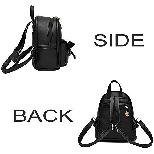 black small backpack purses