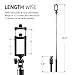 Spigen Velo S520 Selfie Stick New Generation Bluetooth Selfie Stick with Remote Shutter for iPhone X / 8/8 Plus / 7/7 Plus/Galaxy S9 S9 Plus Note 8 / S8 / S8 Plus/Pixel 2 and More - Black