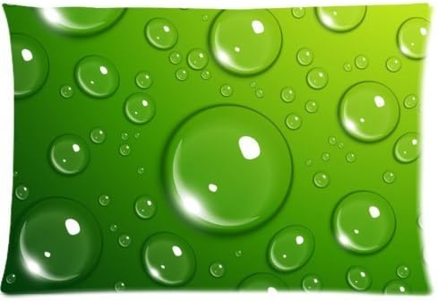 Huirong Pillowcase Design 20 X 30 inch water droplets textures bubbles Pillow Protector, Best Pillow Cover,One side printing