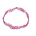 Kingfansion Stretch Gothic Tattoo Henna Choker Hippy Pendant Necklace Elastic 80s 90s (Hot Pink)