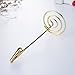 Shappy 12 Packs Table Number Card Holders with Alligator Clip Photo Memo Holder Clips for Wedding Party Favor (Golden)