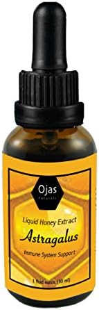 1oz Astragalus Honey Extract: Synergistic Ayurvedic Elixer - Honey Carries Herbs to Deeper Levels for Assimilation in Digestive Process - Astragalus Provides Nervous System & Memory Support