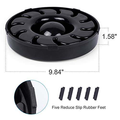 JASGOOD Langsamer Hundenapf für große Hunde, Anti-Schlucken-Hund Slow Feeder Stop Bloat, Langsam essender großer Futternapf