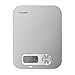 Homgeek Digital Kitchen Scale, Battery Free Multifunction 11lb/5kg, Food Scale Stainless Steel with Large LCD Display