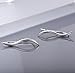 S.Leaf Ear Crawler Earrings for Women Climbers Earrings Sterling Silver