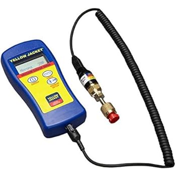 jacket yellow vacuum gauge held hand pouch carry fabric