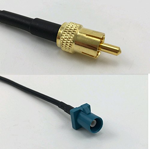 6 inch RG316 RCA Male to Fakra Neutral Male Pigtail Jumper RF coaxial cable 50 ohm Quick USA Shipping