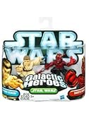 Star Wars 2010 Galactic Heroes 2Pack Darth Maul ObiWan Kenobi