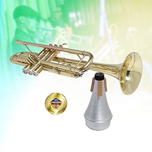 Libretto Trumpet Mute Excellent For Stage Performance Straight Mute AC0111 All Aluminum Musical