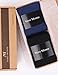 VERO MONTE 2 Pairs Opaque Fleece Lined Tights For Women Pantyhose (BLACK + NAVY)