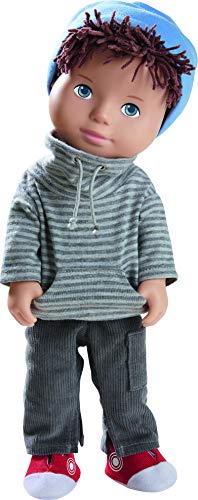 HABA 305584 - Spielpuppe Matti, HABA-Puppe mit weichem Körper, Gliedmaßen und Kopf aus Vinyl, 32 cm, Spielzeug ab 3…