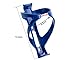 Basecamp Mountain Bike Bicycle Cycling Plastic Water Bottle Holder Cages Pack of 3 with 6 Screws Cycling Equipment Bike Accessories (Blue)