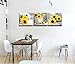 canvas wall art for bedroom Simple Life Black and white yellow sunflower artwork Wall Decor 12