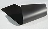 Magnetic Material Sheet 4 x 12-inch (.030 in. thick) Black Thin & Flexible for Magnetizing Bumper Sticker