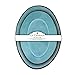 Le Cadeaux Antiqua Turquoise Melamine 5-Piece Salad Bowl, Salad Servers, Platters Hostess Serving Set