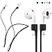 GOGOSODU Compatible Airpods Pro Strap, Silicone Anti-Lost Neck Strap Wire Cable Connector Sports Neckband Compatible Airpods Pro, 1 & 2 Wireless Charging, White primary