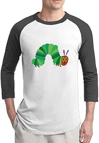 BeiLMHe Men's He Very Hungry Caterpillar Baseball T Shirts/Tee