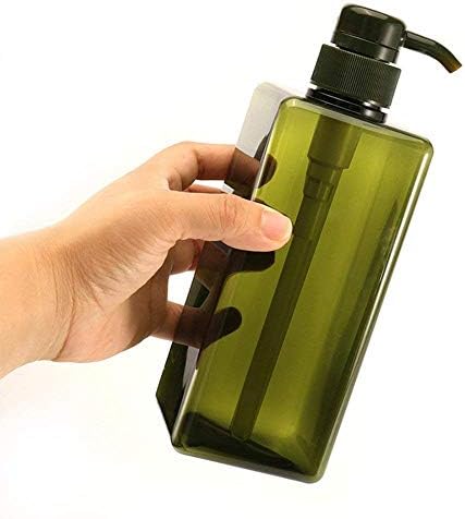KPS Refillable Empty Plastic Bottle for Lotion/Cream/Liquid/Shampoo/Soap Dispenser/Hand wash/Sanitizer Pump Bottle (Transperent)