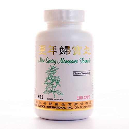 New Spring Menopause Formula Dietary Supplement 500mg 100 capsules (Geng Nian Fu Bao Wan) H12 100% Natural Herbs