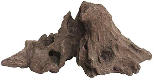 HERITAGE TB027S LARGE TREE LOG ROOTS HIDE AQUARIUM FISH TANK ORNAMENT VIVARIUM BASKING DECOR 25CM