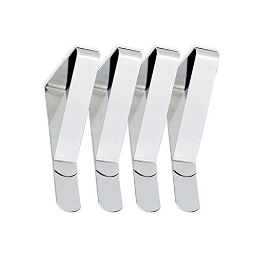Avesfer 36 Pack Tablecloth Clips Flexible Stainless Steel Table Cover Clamps Table Cloth Holders for Picnics Marquees and Weddings Home Part - Thumbnail 3