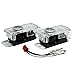 AMINEY 2 Pcs Door Light Car Vehicle Ghost LED Courtesy Welcome Logo Light Lamp Shadow Projector For AUDI, Easy Installation ...
