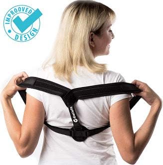 Posture Corrector for Women Men Posture Brace Orthopedic Posture Corrector Relieves Upper Back Shoulders Pain Corrects Slouching Hunching (Posture Corrector Women, 26" - 46")