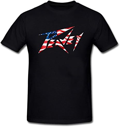 CEMMA peavey-logo T-Shirt Customize Short sleeve Black 2XL
