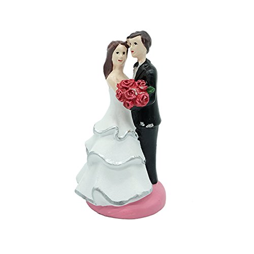 image for Eldnacele Battery Operated Lighted Wedding Snow Globle Water Snow Glit