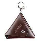 JOYTEK Fidget Spinner Case Holder For EDC Hand Spinner (Triangle, dark brown)