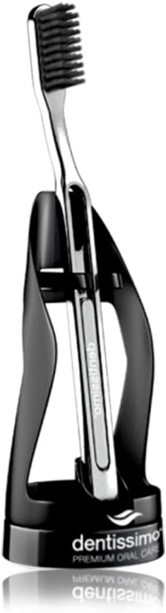 Dentissimo Premium Hard Silver Toothbrush Chrome Painted, 1pc - Image 3