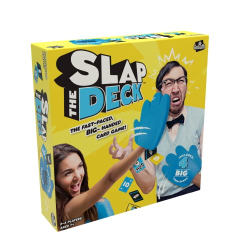 Goliath Slap The Deck Game FastPaced Card Game with Big Foam Hands